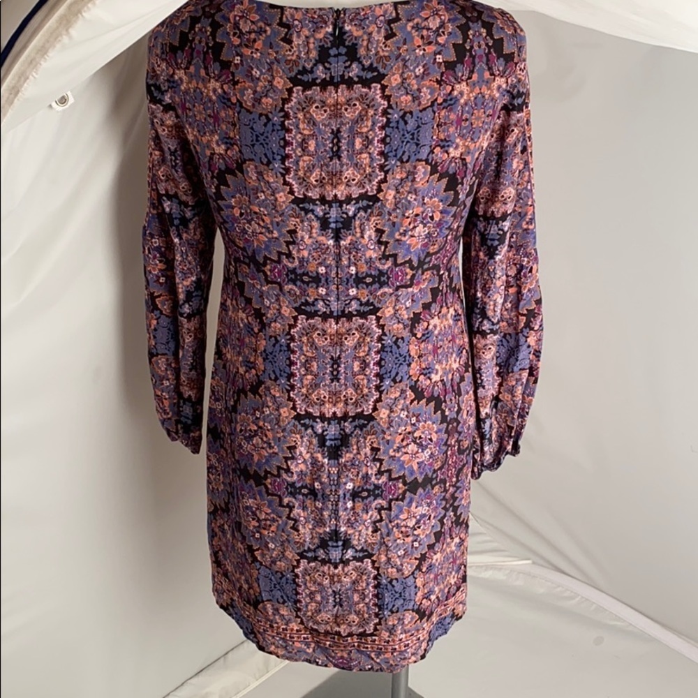 Nanette Lepore silk multicolor Kaleidoscope shift dress 6 - Picture 4 of 14